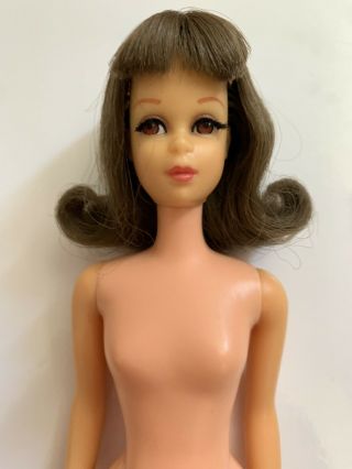3 Day Vintage Barbie Doll Francie Mod Brunette Flip 1170 Tnt Bend Leg