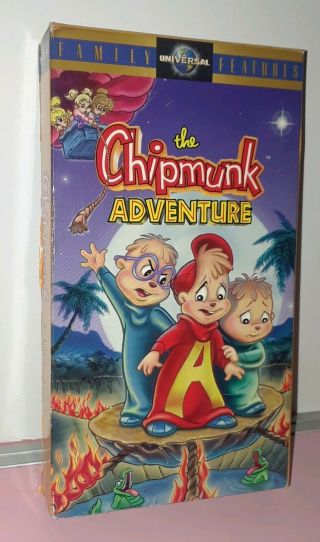 The Chipmunk Adventure Vhs (1999) Oop Rare