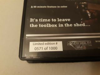 Nail Gun Massacre 571 of 1000 (2012,  Frightmare Video) Rare/OOP Horror VHS 3