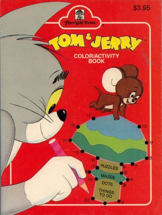 Tom And Jerry Coloring Book Rare
