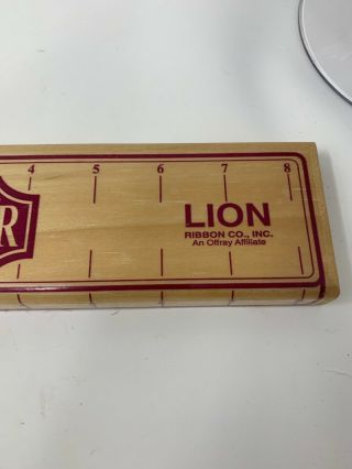 Vintage Lion Ribbon Co.  Offray Wooden E•Z Bow Maker With Instructions 3