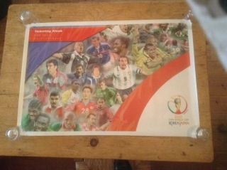 Fifa World Cup 2002 Korea/japan Rare Official Ticketing Kiosk Poster In Acetate
