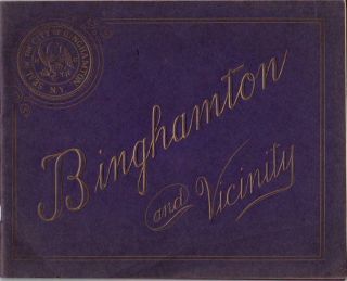 1906 Binghamton Ny The Parlor City Rare Photographic Views Book