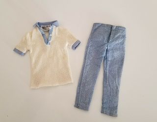 Vintage Ken Holiday 1414 Shirt Pants 1965