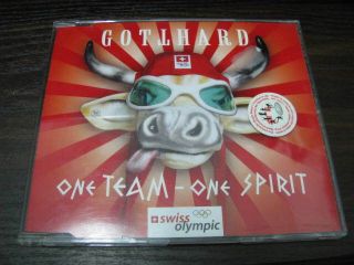 Gotthard " One Team One Spirit " Mega Rare Israel Israeli Pressing Promo Cd