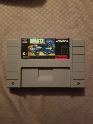 Biometal (nintendo Entertainment System,  1993) Authentic,  Rare