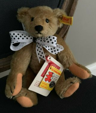 Old Vintage 1984 Steiff Germany Margaret Strong Teddy Bear 0155/26 Jointed