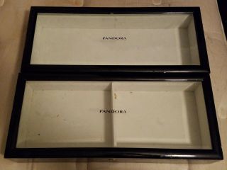 Two Authentic Pandora Jewelry Store Display Collector Cases Rare