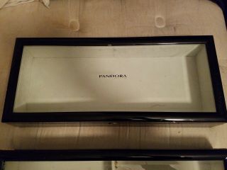 TWO Authentic Pandora Jewelry Store Display Collector Cases RARE 3