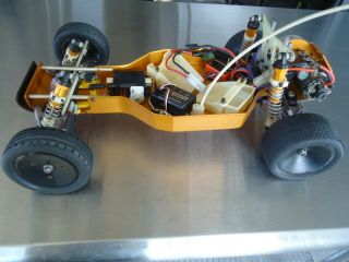 Vintage Team Associated Rc10 Rc Buggy Car Rare A&b Stamped Gold Pan Stealth Mip