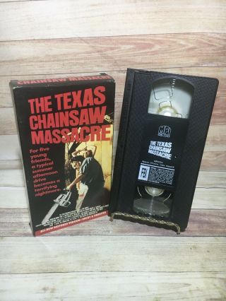 The Texas Chainsaw Massacre (vhs,  1993) Mpi Horror Tobe Hooper Oop Rare (c5)