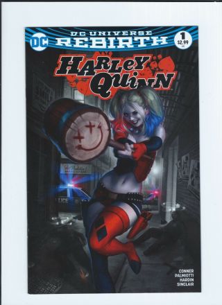 Dc Rebirth Harley Quinn 1 Variant Color Warren Louw - Rare Key Comic Book