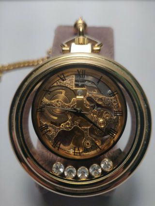 Vintage See Through Pedant Pocket Watch By Pb Time Ltd