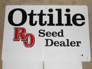 Ottilie Ro Seed Company Rare Metal Dealer Sign