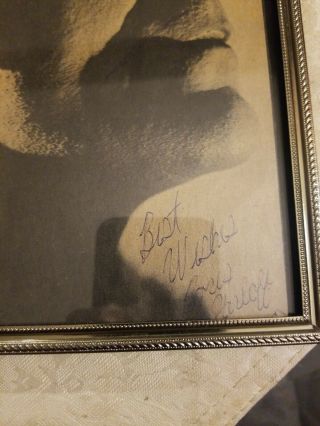 Boris Karloff Rare Vintage Autographed Frankenstein Both signed by Boris 2