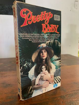 Pretty Baby Rare Cic Vhs Video Carton Cult 70s Hollywood Arthouse Louis Malle