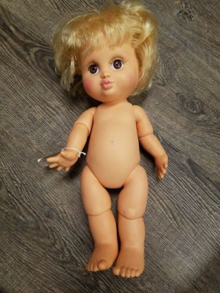 Vintage Baby Face Doll Galoob 4 So Loving Laura