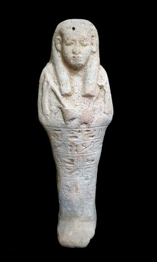 Unique Statue Shabti Egyptian Ushabti Ancient Bc Figure Antique Rare Stone Egypt