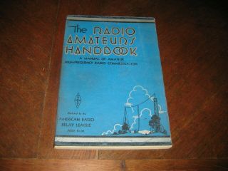 Arrl The Radio Amateur’s Handbook,  1934,  Eleventh Edition,  238 Pgs,  Advertising