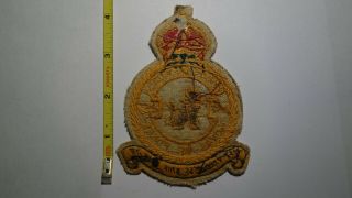 Extremely Rare 1950 ' s British Royal Air Force 257th Squadron patch. 2