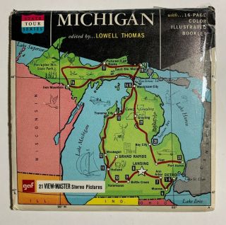 Rare View - Master Michigan State Tour Series (a580) 3 Reel Set,  Booklet