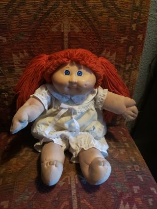 1985 Vintage Cabbage Patch Kids Blue Eyes & Red Hair