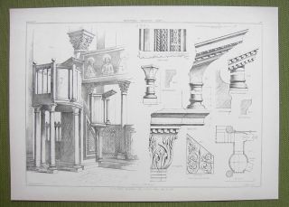 Architecture Print : Italy Pulpit At Cathedral Duomo At Torcello