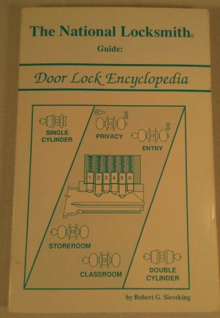 Vintage Rare The National Locksmith Guide Door Lock Encyclopedia W/schlage Yale