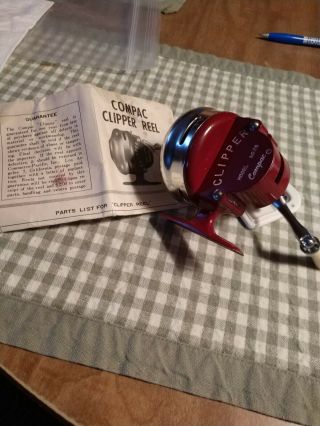 Vintage Compac Clipper Model No 36 Fishing Reel Japan