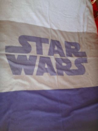 Pottery Barn Kids Rare Star Wars Wool Blanket Throw Discontinued Twin 67 X 82 In