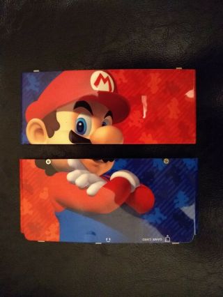 Nintendo 3ds Official Faceplate Mario Red Blue Limited Edition Rare