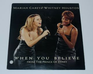 Mariah Carey & Whitney Houston When You Believe 12 " Rare Col 665520 6