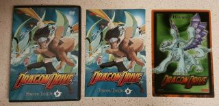 Dragon Drive Vol.  9 - Fierce Battle Dvd W/ Inserts & Lenticular Card.  Rare Oop