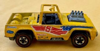 1971 Hot Wheels Redline Baja Bruiser Rare Alternate Yellow