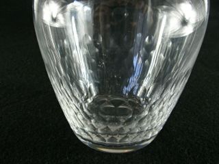 Rare 19th C BACCARAT Crystal Glass Decanter w/ Stopper & Pattern 3