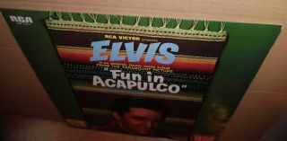 Elvis Presley Fun in Acapulco rare orange label 1969 Japan RCA LP SHP - 5271 3