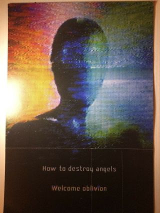 How To Destroy Angels Rare Welcome Oblivion Poster Promo,  Poster Reznor