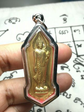 Thai Amulet Pendant Phra Lp Pang Lee - La 25decade Buddha Monk Talisman Holy Magic