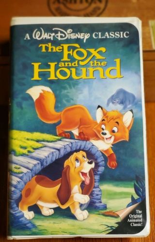 The Fox and the Hound (VHS,  1994) BLACK DIAMOND ADDITION,  RARE,  The Classics. 2