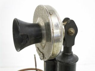 Antique Western Electric Candlestick Telephone,  Ringer Box 315H 3