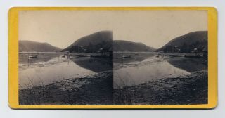 E & H T Anthony (attr) : Hudson River York State Rare Stereoview 1860s Ny Sv