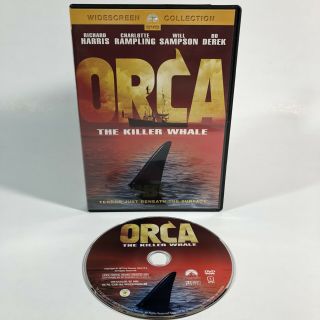 Orca The Killer Whale Dvd Horror Film 1977 Rare Oop Italian Nature Attacks Film