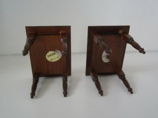 Dollhouse Miniature End Table Set Shackman 1:12 Vintage 2