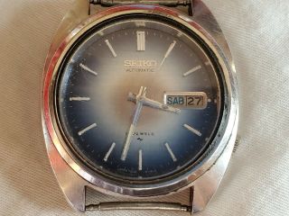 Vintage Sieko 17 Jewels Automatic Watch English & Spanish Date