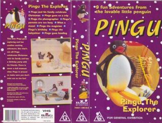 Pingu The Explorer Vhs Video Pal A Rare Find