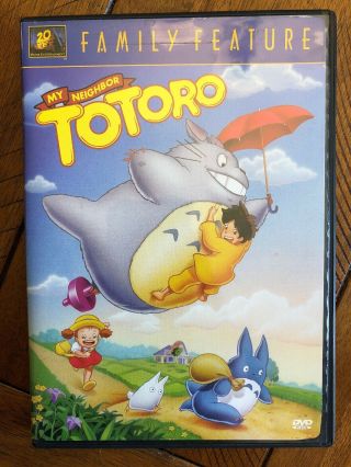 My Neighbor Totoro (dvd,  2002) Rare Authentic