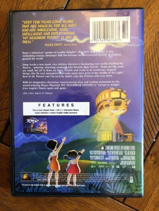 My Neighbor Totoro (DVD,  2002) Rare Authentic 2