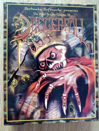 The Elder Scrolls Ii: Daggerfall Pc (cd - Rom) Big Box - Rare