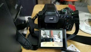 Classic Black Pentax X5 Digital Camera,  Rarely,  Includes Camera Case