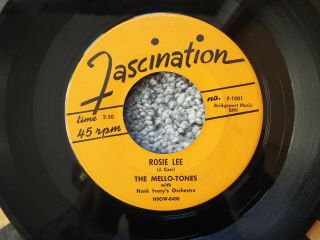Rare R&b Doo - Wop - Fascination 1001 - The Mello - Tones - Rosie Lee - 45 -